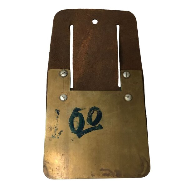 VTG SEARS CRAFTSMAN Tool Touch Leather Tool Belt Rig 4514 & 4563R Hammer Holder - Picture 6 of 7